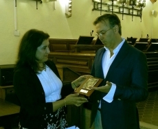 Fernando Pizarro García y Ráquel González/FOTO: Archivo centro educativo