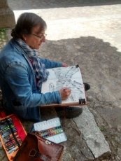 Tradición y pintura para ensalzar los valores del patrimonio serrano