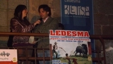 La fachada de la Iglesia de San Miguel, testigo de la presentación de Feria Taurina de Ledesma