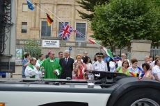 Foto 4 -  Los conductores salmantinos celebran a San Crist&oacute;bal con la tradicional bendici&oacute;n de autom&oacute;viles