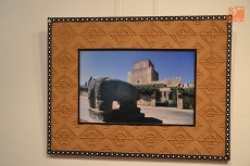 Foto 3 - Emilio Tapia expone sus trabajos de corcho y cuero en la Casa de la Cultura