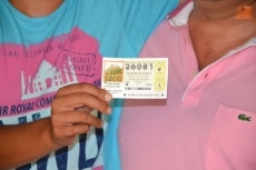 Décimo premiado (justo el anterior al premio gordo) | Foto @kisanghani