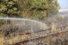 Foto 5 - Un incendio genera una gran humareda en toda la margen izquierda del Tormes