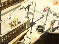 Foto 5 - Esta semana concluye la restauración de la fachada sur de la Casa Lis