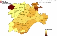 Las nuevas regiones productivas de Castilla y Le&oacute;n para la PAC 2015 - 2020