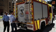 Salamanca mejora su servicio de bomberos con un veh&iacute;culo autobomba ligero