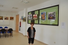 Foto 6 - Soledad Esteban promueve una exposición de apoyo a la investigación del cáncer