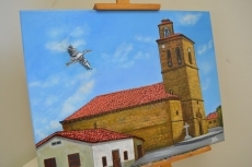 Foto 3 - Soledad Esteban promueve una exposición de apoyo a la investigación del cáncer