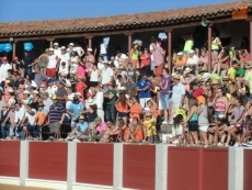 Foto 5 - Rui Fernándes y Sergio Galán hacen bailar a los toros en el coso guijuelense
