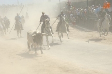 Foto 4 - Una grave caída desde una aguja retrasa más de una hora el segundo encierro