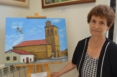 Soledad Esteban promueve una exposición de apoyo a la investigación del cáncer