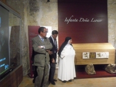 Un estudio permite reconstruir el sepulcro de la Infanta Leonor