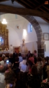 Foto 1 - La Virgen de Gracia Carrero regresa a su ermita entre cánticos y jotas
