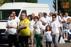 Foto 5 - Unas 150 personas participan en la III Marcha Solidaria contra el Alzheimer hasta la Plaza Mayor