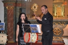 Foto 3 - ‘Tamborinos muy gentiles’ ofrecen su último concierto en la exposición ‘San Francisco’