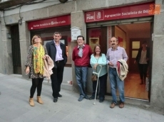 Foto 6 - Luis Tudanca, candidato a la secretaría en Castilla y León, visita la Agrupación Socialista...