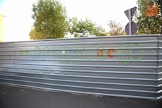 Foto 5 - Vecinos de Garrido recrudecen sus protestas contra la tala de los primeros árboles del parque