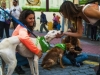 Foto 2 - Miradas caninas en la plaza del Oeste, en busca de una persona que les quiera