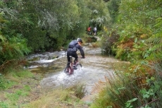 Foto 3 - La belleza del recorrido contrarresta las adversas condiciones meteorológicas en la I Ruta MTB La...