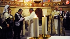 Foto 5 - Ofrenda floral de la Asociación de Familiares de Enfermos de Alzheimer