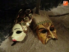 Máscaras usadas en la representación/FOTO: Raúl Hernández