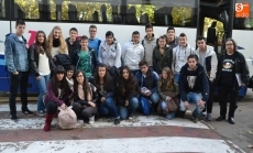 Foto 3 - Alumnos del IES Tierra trabajan en la recuperación de un pueblo abandonado