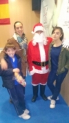 Foto 2 - Papá Noel visita la Escuela Dojo Kun