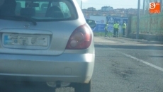 Foto 4 - Atascos en Santa Marta por los controles de la Guardia Civil