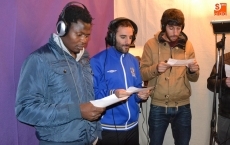 Foto 6 - Sesión de grabación en el estudio para los jugadores del Ciudad Rodrigo CF