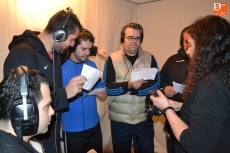 Foto 4 - Sesión de grabación en el estudio para los jugadores del Ciudad Rodrigo CF