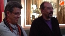 A. Varas y Pepe Muñoz durante la presentación del evento/FOTO: Maribel Muñoz