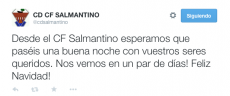 Los clubes salmantinos nos desean una feliz Navidad