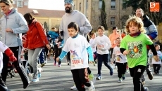 José Manuel López y Andrea Jaén son los primeros en la carrera de los más pequeños