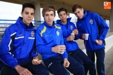 El Real Salamanca Monterrey realiza la foto oficial del conjunto en el Reina Sof&iacute;a