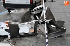 Foto 6 - El conductor del vehículo que colisionó contra una marquesina de autobús superaba la tasa de...