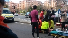 Foto 4 - El corredor infartado en la San Silvestre fallece al no lograr superar las graves lesiones...