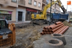 Foto 3 - Las obras de la calle San Fernando no se detienen pese a ser día festivo