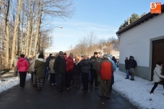 Foto 3 - Concentración en Candelario por el cierre de la carretera de acceso desde la Primera a la Segunda...