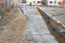 Foto 5 - El Colegio Miróbriga cambia de lugar de entrada por la renovación de aceras