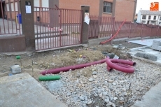 Foto 3 - El Colegio Miróbriga cambia de lugar de entrada por la renovación de aceras