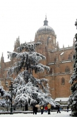 Estampas de nevadas en Salamanca