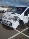 Foto 2 - Da positivo uno de los conductores en el accidente de la rotonda de la Universidad