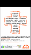 Foto 1 - 'Muchas palabras por estrenar', celebración de la Ceniza el miércoles, a las 20 horas