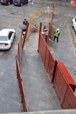 Foto 5 - 1Foto: Empieza a montarse el ‘rectángulo mágico’ de la Plaza