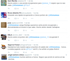 Foto 6 - El mundo del fútbol sala se vuelca en mandar ánimos a Rodrigo, que mejora de forma satisfactoria