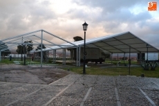 Foto 6 - Empieza a levantarse la carpa, que crece en tamaño para estrenar pre-Carnaval