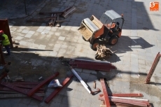 Foto 4 - La Plaza Mayor dice adiós a su ‘campo de fútbol’