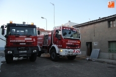 Foto 3 - Arde un camión con 15.000 kilos de paja en Vitigudino