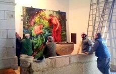 Foto 5 - 'El Bautismo de Jesús' ya engalana la iglesia parroquial