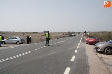 Una mujer resulta herida en un accidente de tr&aacute;fico a la altura del t&eacute;rmino de Peralejos de Abajo | Imagen 7